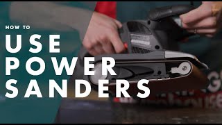 Tools 101 How To Use A Power Sander  Bunnings Warehouse [upl. by Harms]