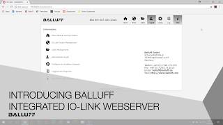 Enhanced Webserver for IOLink Device Integration [upl. by Sutit]