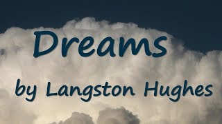 Dreams by Langston Hughes read by Gilberto Graywolf [upl. by Naoh]