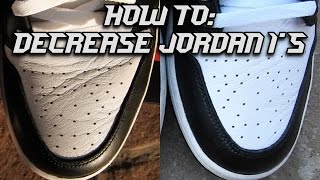 How to decrease Jordans Jordan 1 [upl. by Lustig]