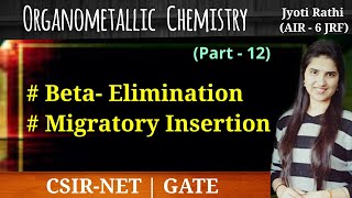 Beta elimination Organometallic chemistryMigratory insertion reactionBeta hydrogen elimination [upl. by Ianahs]