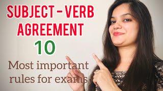 Subject Verb Agreement  10Most Important Rules Subject and verb Agreement Syntax English Grammar [upl. by Leunamme320]