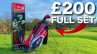 CHEAP PACKAGE SET CHALLENGE  £200 GOLF CLUBS [upl. by Aneahs]