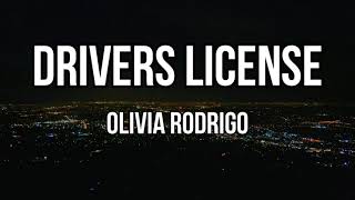 Olivia Rodrigo  drivers license Clean  Lyrics [upl. by Weatherby668]