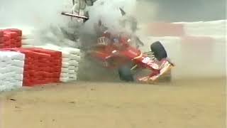 Jacques Villeneuves Crash At The 1998 Belgium Grand Prix Qualifying [upl. by Elwira]