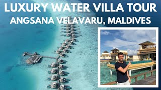 Luxury Water Villa Tour in The Maldives at Angsana Velavaru Resort [upl. by Burn]