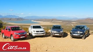 InDepth Comparison New Hilux vs Ranger vs Isuzu KB vs Amarok [upl. by Akcire]