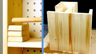 Top 10 Videos – Unbelievably Simple DIY Wood Projects [upl. by Ahsekyt]