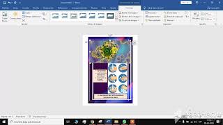 COMO HACER UN AFICHE EN WORD [upl. by Asnerek]