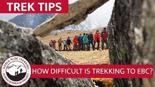 How Difficult is the Everest Base Camp Trek Age Skill amp More  Trek Tips [upl. by Ardel758]