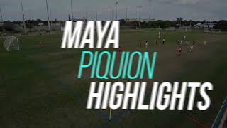 Maya Piquion Soccer Highlights  Video 5 [upl. by Arten]