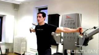 Cable Crossover Exercise High to Low Variation [upl. by Allyson]