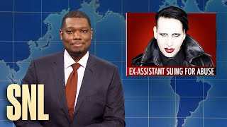 Weekend Update Marilyn Manson Sued Helen Keller Doll  SNL [upl. by Dnalerb]