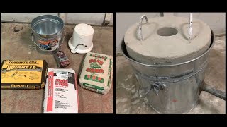 Building the Backyard Metal Foundry  Melt amp Pour [upl. by Nohsyar]