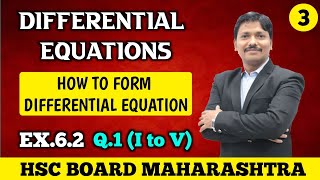 Differential Equations Ex 62 Part 3  12th MathsII New Syllabus 2020 Maharashtra Dinesh Sir [upl. by Daney]