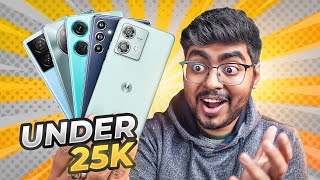 Top 5 Best Smartphones Under ₹25000 Budget⚡ [upl. by Corder136]