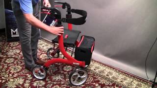 Drive Medical Nitro Rollator Review amp Demonstration  MMAR Medical [upl. by Naliorf135]