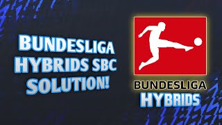 BUNDESLIGA HYBRIDS SBC SOLUTION MADFUT 22 [upl. by Ardnuaet]