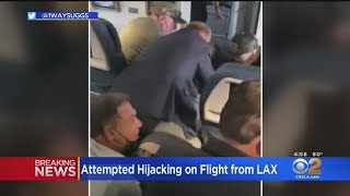 FBI Investigating Attempted Hijacking On Flight From LAX [upl. by Salokin]