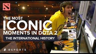 The Most ICONIC Moments in The International History Dota 2 [upl. by Htiek233]