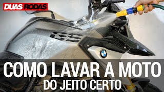 COMO LAVAR SUA MOTO CORRETAMENTE [upl. by Ayotac]