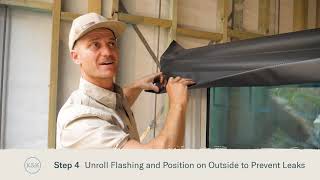 How to Install an Aluminium Sliding Window into CladLightweight Construction [upl. by Eirret]