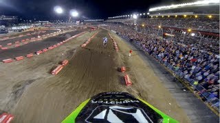 GoPro HD Ryan Villopoto Main Event 2013 Daytona Supercross [upl. by Tsai642]