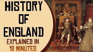 History of England Explained in 12 Minutes [upl. by Rovner]