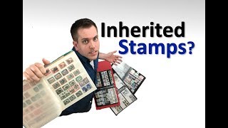 Inherited stamp collection  What to do [upl. by Ayerf]