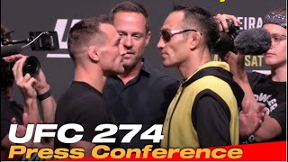 UFC 274 Press Conference Oliveira vs Gaethje [upl. by Liagiba]