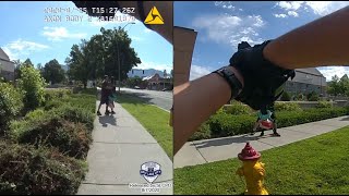 Body cam footage shows July 25 officerinvolved shooting in SLC [upl. by Amaryl721]