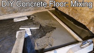 DIY Concrete Floor Pouring Slab 33 [upl. by Htbazile283]