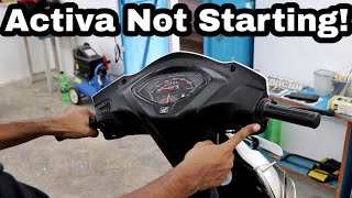 How To Fix Self Starting Problem In All Scooters Bendix Drive Issue [upl. by Nicolis]