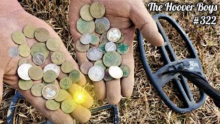 OMG METAL DETCTING OLD GENERAL STORE LOADED WITH COINS [upl. by Frick]