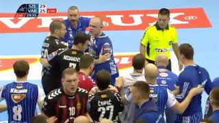 Scandal fight Pick Szeged  Vardar [upl. by Fedak]