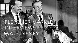 1963 Fletcher Markle Interviews Walt Disney [upl. by Sprague]