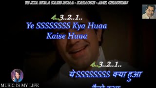 Ye Kya Hua Kaise Hua Karaoke Scrolling Lyrics Eng amp हिंदी [upl. by Alberic547]