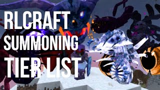 RLCraft Summoning Tier List Summoning Staff Tips and Tricks [upl. by Favian328]