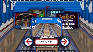 Gutterball 2Retro Alley Gameplay [upl. by Nessej]