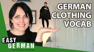 German Clothing Vocabulary  Super Easy German 170 [upl. by Hgielra]