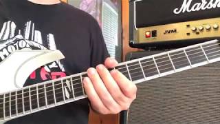 How To Play Motley Crue Wild Side Guitar Lesson [upl. by Norrie]