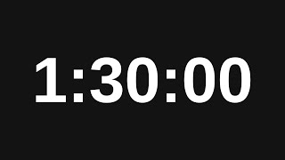 1 Hour 30 Minute Timer  90 Minute Countdown Timer [upl. by Nnaarat]