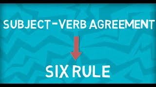 SubjectVerb Agreement  Six important Rules  Part 2 [upl. by Aniratak352]