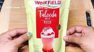 Weikfield falooda mix  how to make weikfield falooda mix  weikfield falooda mix recipe in hindi [upl. by Tadich444]