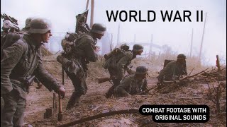 WORLD WAR II Original Color Footage With Sounds [upl. by Yuht]