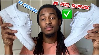 HOW TO LACE AIR FORCE ONES LOW AVOID CREASING [upl. by Roselani591]