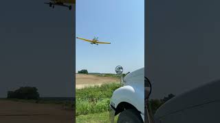 Catching A Plane  Crop Duster Spreading Fertilizer [upl. by Batruk89]