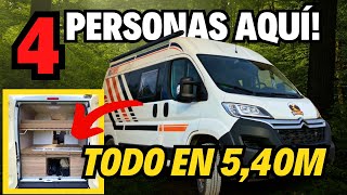 âœ… Furgoneta CAMPERIZADA para 4 PERSONAS en SOLO 540m Citroen Jumper L2H2 ðŸšðŸ”§ VAN TOUR [upl. by Lavicrep208]