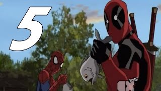 Deadpool in Ultimate SpiderMan 56 vs SpiderMan [upl. by Trebleda]