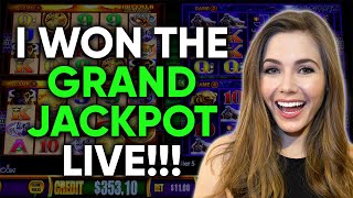 I WON THE GRAND JACKPOT LIVE SLOT LIVESTREAM MASSIVE HANDPAY [upl. by Thun540]